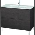 Duravit L-Cube Floor Standing Vanity Unit Lc662707272 Brushed Dark Oak LC662707272